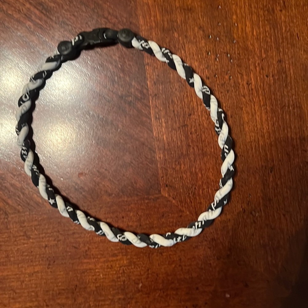 phiten braded necklace